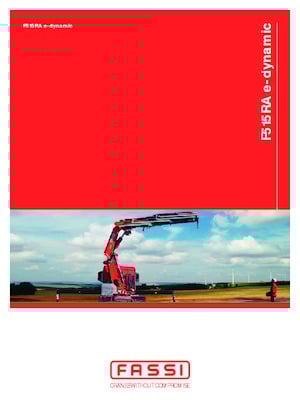 Hidrolik Vinçler Fassi F 515 RA 2.23 e-dynamic