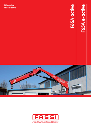 Hydraulic loading cranes Fassi F 65 A 0.22 e-active