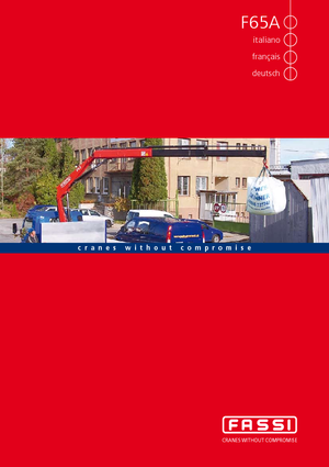 Hydraulic loading cranes Fassi F 65 A 21