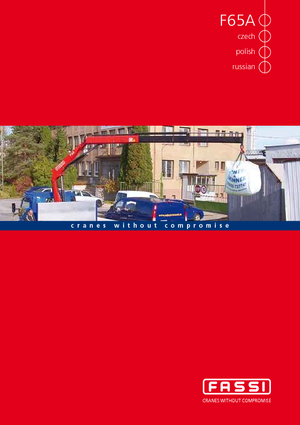 Hydraulic loading cranes Fassi F 65 A 21