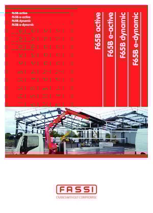Hydraulic loading cranes Fassi F 65 B 0.24 e-active