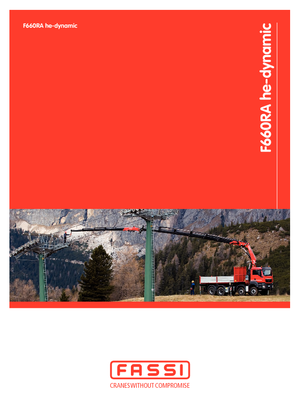 Hydraulic loading cranes Fassi F 660 RA 2.22 he-dynamic