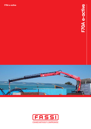 Hydraulic loading cranes Fassi F 70 AC 0.23 e-active