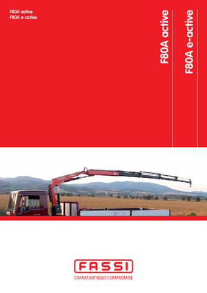 Hydraulic loading cranes Fassi F 80 A 0.22 e-active