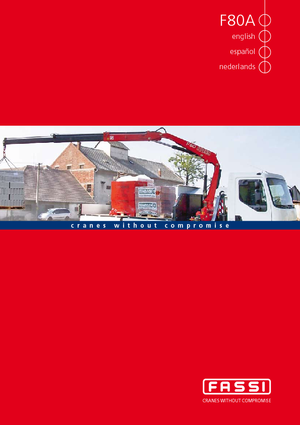 Hydraulic loading cranes Fassi F 80 A 22
