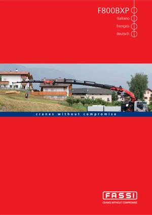 Hydraulic loading cranes Fassi F 800 BXP 23