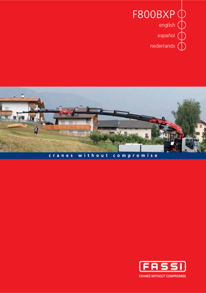 Hydraulic loading cranes Fassi F 800 BXP 26