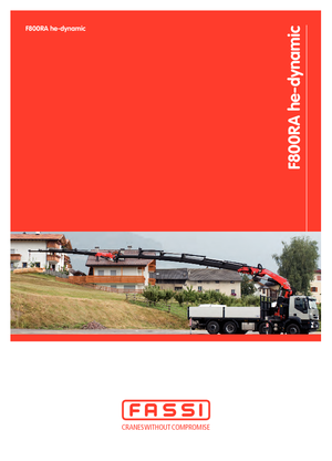 Hydraulic loading cranes Fassi F 800 RA 2.26 he-dynamic