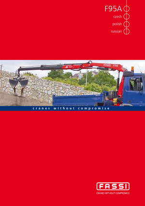 Hydraulic loading cranes Fassi F 95 A 23