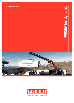 Hydraulic loading cranes Fassi F 950 RA 2.27 he-dynamic
