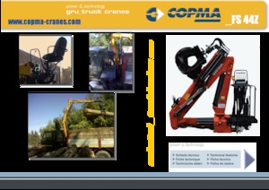 Hydraulic loading cranes COPMA 2000 FS 44.Z2