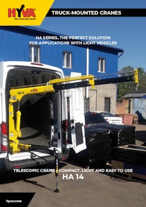 Hydraulic loading cranes Hyva Crane HA 14 E2