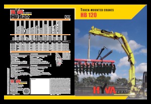 Hydraulic loading cranes Hyva Crane HB 120