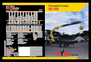 Hydraulic loading cranes Hyva Crane HB 460 E2