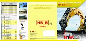 Hydraulic loading cranes Hyva Crane HB 450R E2