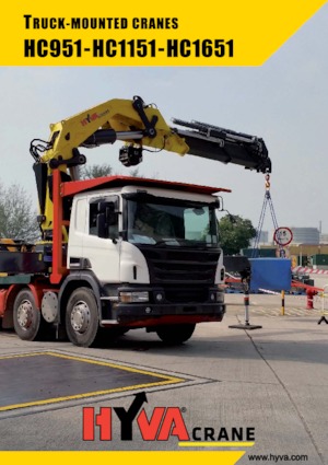 Hydraulic loading cranes Hyva Crane HC 1151 J6 