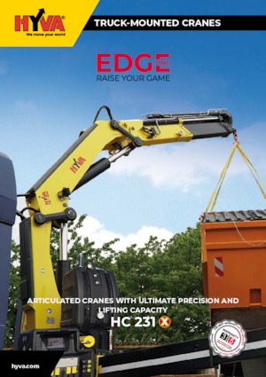 Hydraulic loading cranes Hyva Crane HC 231 A4 J3 