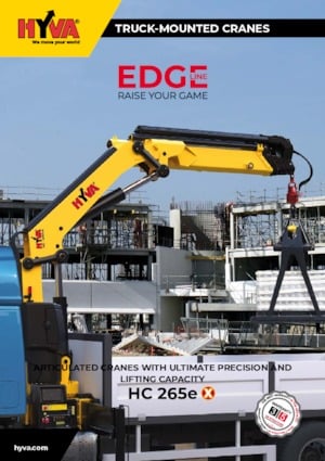 Hydraulic loading cranes Hyva Crane HC 265e E6 
