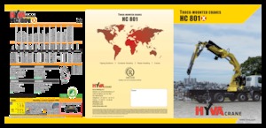 Hydraulic loading cranes Hyva Crane HC 801X J4 