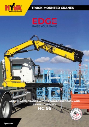 Hydraulic loading cranes Hyva Crane HC 95 E2 