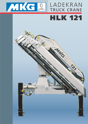 Hydraulic loading cranes MKG HLK 121 a2 