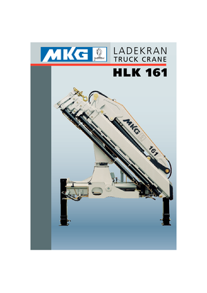 Hidrolik Vinçler MKG HLK 161 a5 