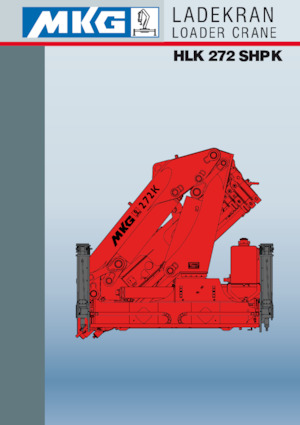 Hydraulic loading cranes MKG HLK 272 SHP K a5