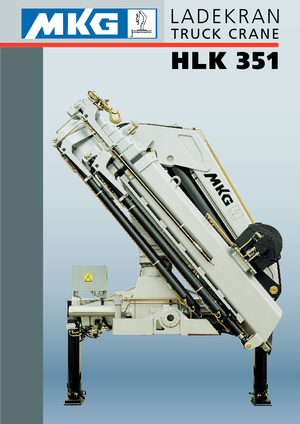 Hydraulic loading cranes MKG HLK 351 a3