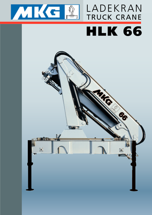 Hydraulic loading cranes MKG HLK 66 a3 