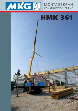 Hydraulic loading cranes MKG HMK 361 a3 L