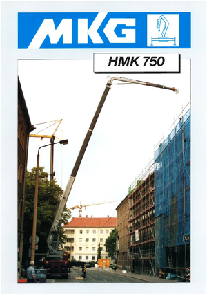 Hydraulic loading cranes MKG HMK 750 Ta3-a2