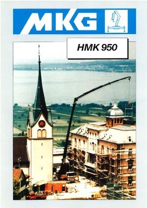 Hidrolik Vinçler MKG HMK 950 Ta3-a3
