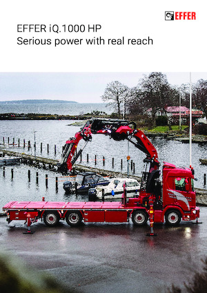 Hydraulic loading cranes Effer iQ.1000 HP E-9