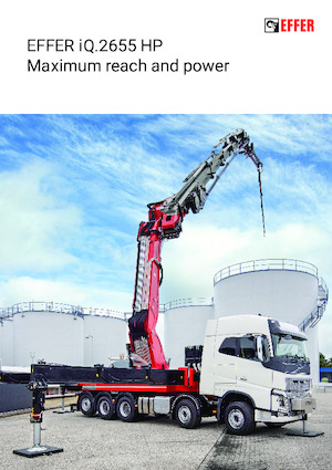 Hydraulic loading cranes Effer iQ.2655 HP E-7