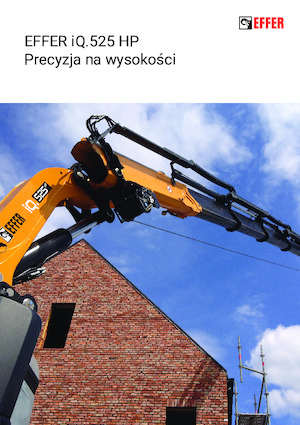 Hydraulic loading cranes Effer iQ.525 HP E-6