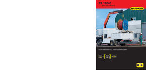 Hydraulic loading cranes Palfinger PK 10000 C