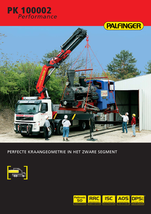 Hydraulic loading cranes Palfinger PK 100002 HPLS C