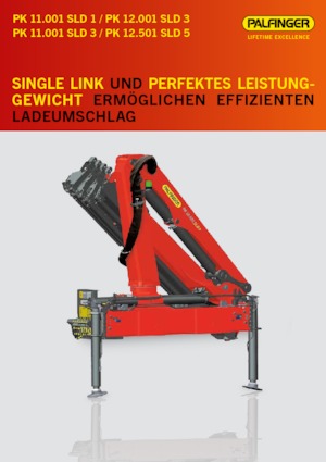 Hydraulic loading cranes Palfinger PK 11.001 SLD 3