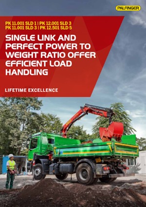 Hydraulic loading cranes Palfinger PK 12.501 SLD 5 B