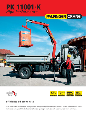 Hidrolik Vinçler Palfinger PK 11001 K