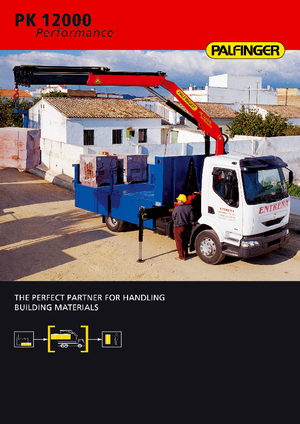 Hydraulic loading cranes Palfinger PK 12000 B