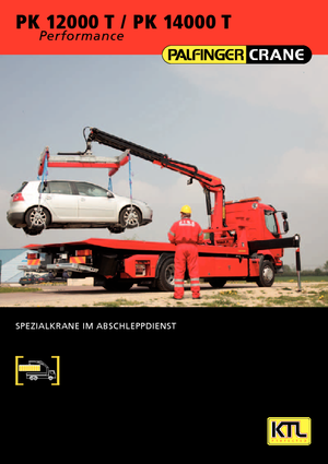 Hydraulic loading cranes Palfinger PK 12000 TB