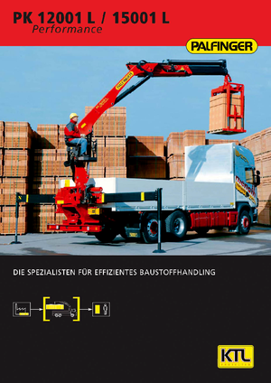 Hydraulic loading cranes Palfinger PK 12001 LAH 4