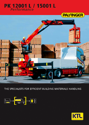 Hydraulic loading cranes Palfinger PK 12001 LAH 4