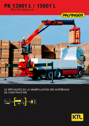 Hydraulic loading cranes Palfinger PK 12001 LAH 4