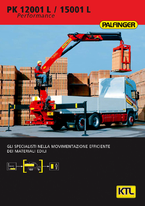 Hydraulic loading cranes Palfinger PK 12001 LAH 4