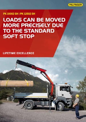 Hydraulic loading cranes Palfinger PK 12502 SH D