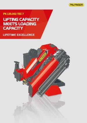 Hidrolik Vinçler Palfinger PK 135.002 TEC 7 E 