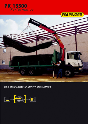 Hydraulic loading cranes Palfinger PK 15500 C
