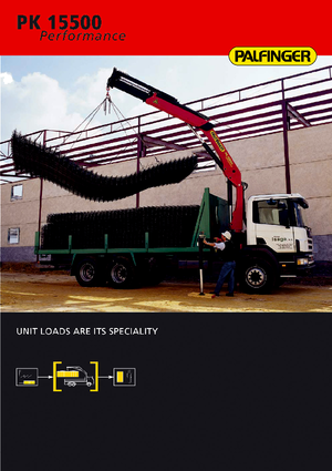 Hydraulic loading cranes Palfinger PK 15500 C